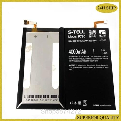 New High Quality 4000mAh P780 Battery for S-TELL P780 Cell Phone battery