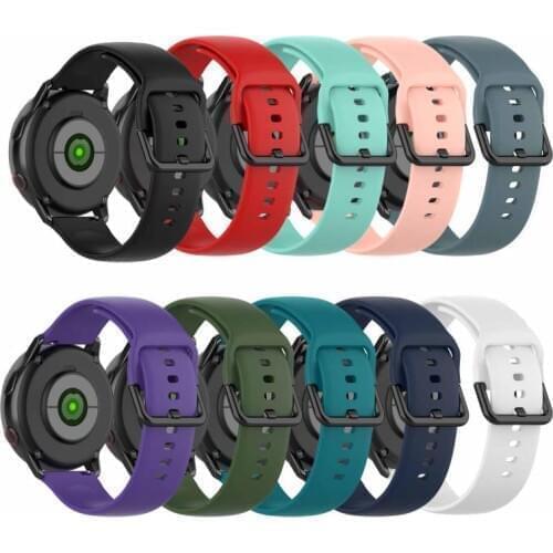 Watch Accessories Silicone Watchband Sports Watch Strap Bracelet Applicable To Samsung Galaxy Watch Active/active2 Generation