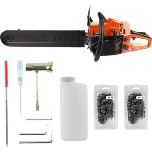 58cc Gasoline Chain Saw High Power Gasoline Chain Saw Petrol Engine Chainsaw With Blade Top Handle Air-cooled Single-cylinder