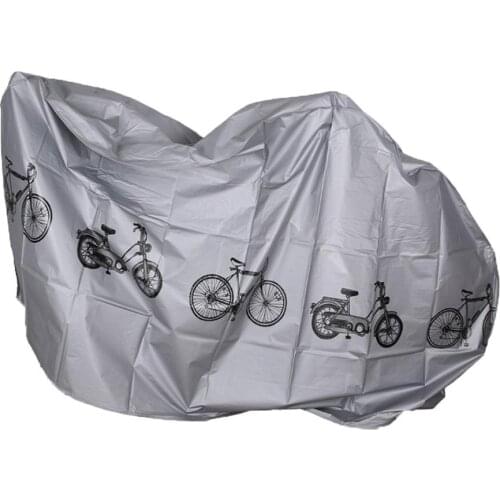 Gray Moto Bike Motorcycle Covers Dust Waterproof Outdoor Indoor Rain Protector Cover Coat For Bicycle Scooter