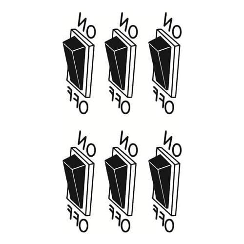 Black Button Individuation Temporary Tattoo Stickers for Men Women Arm Body Art Wrist Waterproof Fake Tattos Tatuajes Temporales