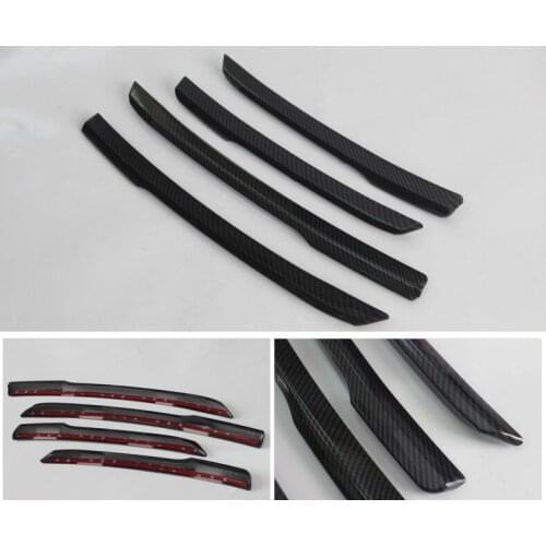 Fit For Lincoln MKC refitted middle net carbon fiber decorative strip color middle net front face grille decorative piece