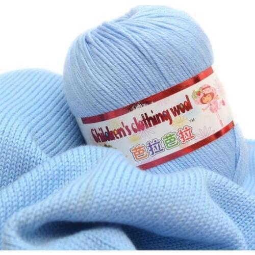 High quality 50g/ball 132 meters infant silk hand knitted cashmere yarn crochet yarn