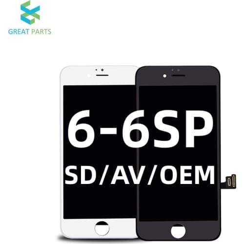 GreatParts For iPhone 6 Plus 6S PLUS LCD Display AAA Advance Premium OEM quality Touch Screen Replacement with free tools