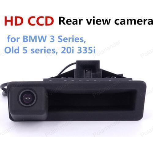 Hot sell 700TVL HD CCD car Rear view camera for BMW 3 Series Old 5 series 20i 335i with Optional parking line handle camera