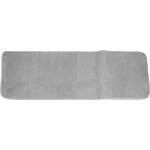 HOT-120x40cm Absorbent Nonslip Memory Foam Kitchen Bedroom Door Floor Mat Rug Carpet Gray