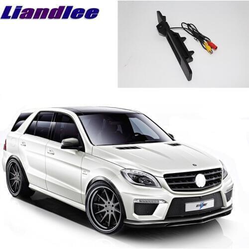 LiandLee Car Trunk Handle Rear View Reversing Parking Camera For Mercedes Benz ML Class MB W166 2011~2018