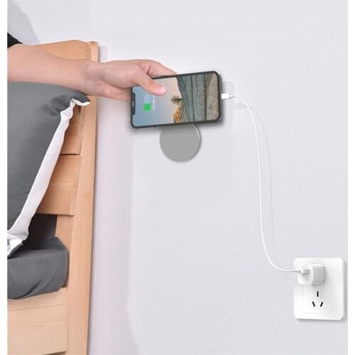 Magnetic Suction Wall Holder Mount for iPhone 12, pro, mini, Pro Max, with 3M Command Strip Adhesives