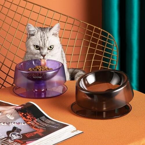 Pet Bowl for Cat and Dog Adjustable Angel Cat Bowl Dog Bowl with Non-slip Feeder for Cats and Dogs Kitten and Puppy Pet Products