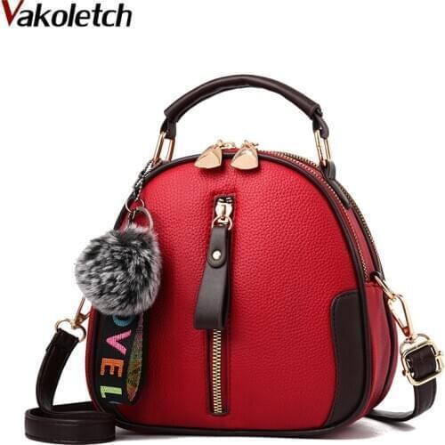 Fashion Chain, Shoulder Bag.solid crossbody Small Square Bag, Pearl Hair Ball, Womens Bag, Mini Bag KL757
