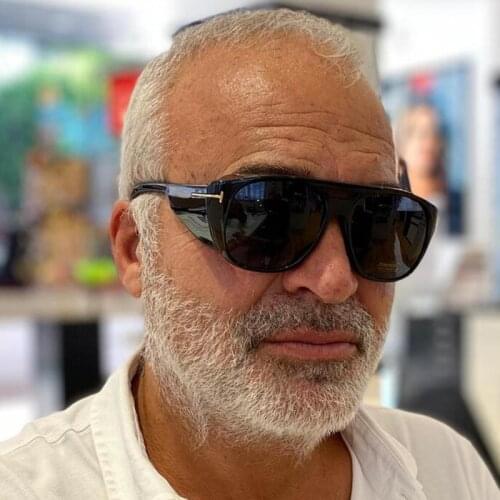 Mens Oversized Black Sunglasses Luxury Brand Designer Big Frame Clear Shades Male T Letter Plastic Thick Sunwear Oculos Gafas