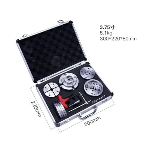 Wood lathe chuck set 3.5"inch self centering Scroll chuck High Quality 4 Number Of Jaws woodworking lathe chucks