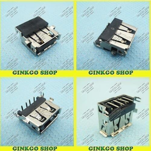 5pcs/lot New Laptop Female USB Connector Jack Socket, 2.0 USB Interface Jack, USB Jack USB mother seat For Lenovo G Y serial