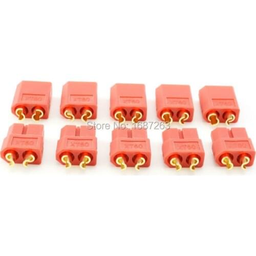 China Wholesale 5 Pair Of XT60 XT-60 Male Female Bullet Connectors Plugs For RC Lipo Battery Red