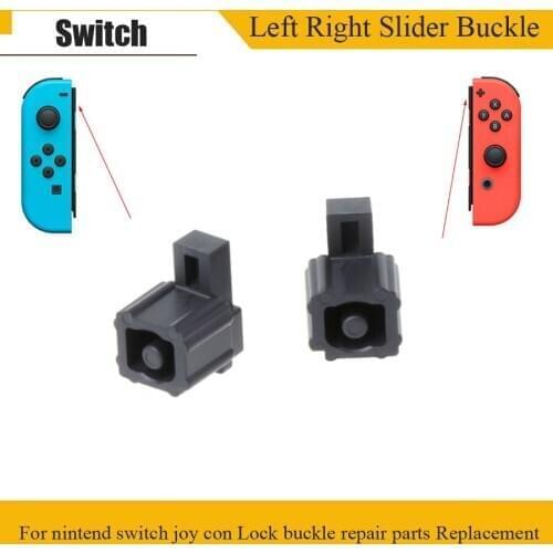 Original Left Right Slider Buckle Plastic Lock Latch Bracket for Nintend Switch Joy-Con Loose Repair Tool Parts NS Controller