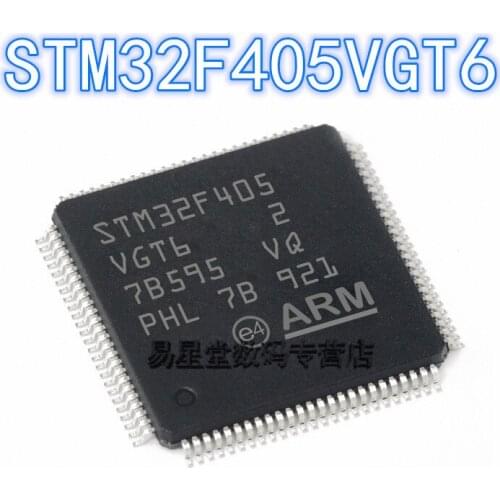 1PCS 100% new original authentic STM32F405VGT6 QFP-100 32F405VGT6 QFP100 32-bit microcontroller chip