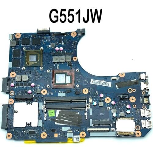 Send board+G551JW Motherboard i7 GTX960M For ASUS G551JM N551JW N551JX N551JQ G551JK G551JW laptop Motherboard G551JW Mainboard
