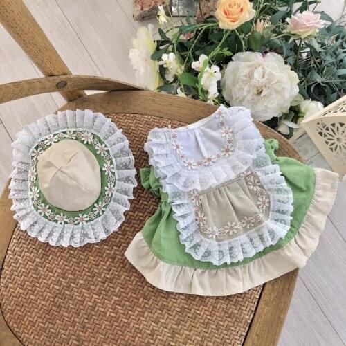 Cat Dress Summer Dog Costumes Dresses Chihuahua Puppy Skirt Yorkshire Pomeranian BIchon Poodle Schnauzer Pet Clothing Dropship