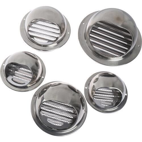 Wall Air Vent Grille Ducting Ventilation Extractor Outlet Louvres Hemisphere 70mm, 80mm, 100mm, 120mm, 150mm