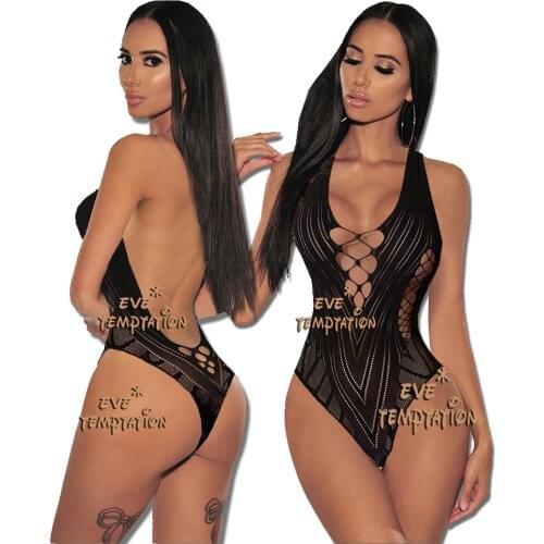 HOT Sexy Sleepwear Backless Babydoll BODYSUIT Temptation adult Catsuit bikini lingerie teddy sexy clothing body suits dress W057