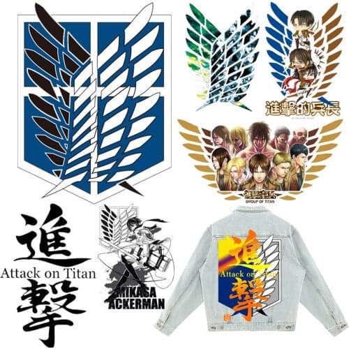 Wings Patches Anime Thermal Stickers on Clothes Fabric Iron-on Transfers for Clothing Thermoadhesive Patch Diy Applique for Girl