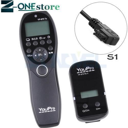 YouPro YP-870 II S1 Wireless Shutter Timer Remote for Sony DSLR a900 a850 a400 a77 a500 a300 a200 a100 a35 a33 a55 For Minolta