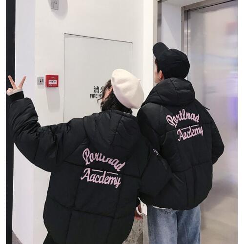 2019 Winter Clothes New Pattern Down Cotton Leisure Time Shopkeeper Amorous Feelings Men And Cotton-padded Loose Coat Woman