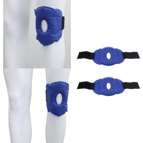 Pack of 2pcs, Comfort Knee Hot Cold Pack Wraps, Gel Ice Bags Cold Knee Brace with Strap for Injury, Swelling