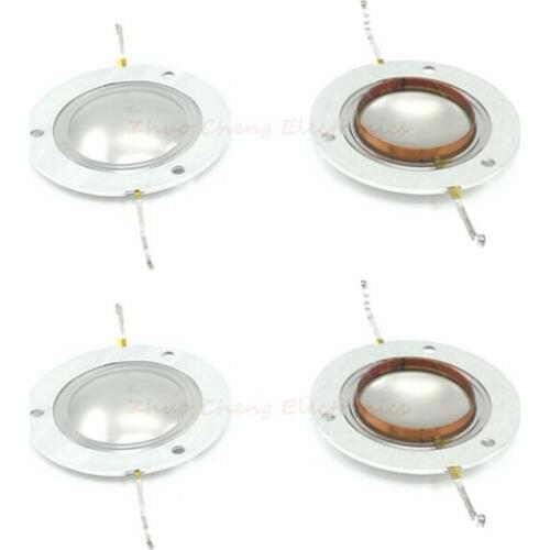 4pcs 34.5mm 34.4mm Replacement diaphragm voice coil 8 ohm For Peavey RX14 ,14XT Horn Tweeter 8Ohm FLat Wire