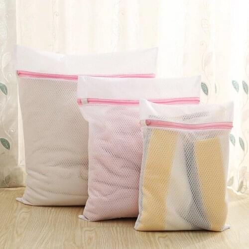 Laundry Sizes 4 Bags Underwear Washing Bag Nylon Mesh Laundry Basket Clothes Bras Socks Protecting Laundry Bag