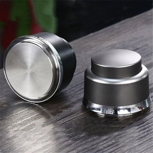 58mm Coffee Tamper Base Espresso Coffee Press Coffee Powder Hammer Espresso Tamper Wind Bell Constant Force Powder Compactor