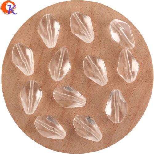 Cordial Design 16x22mm 270Pcs Acrylic Beads/Hand Made/Earring Findings/Jewelry Accessories/Drop Shape/DIY Making/Clear Beads