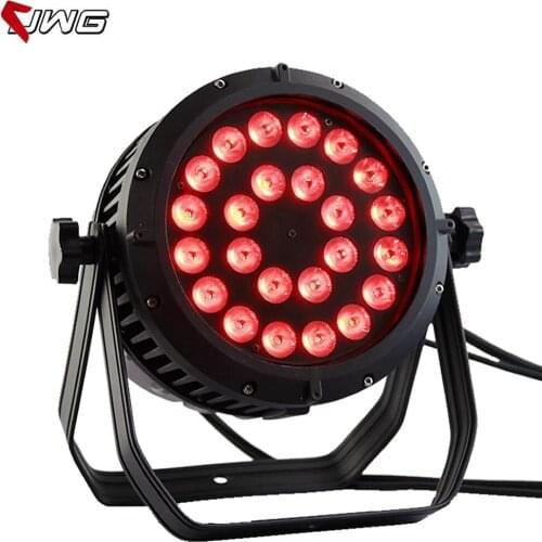 Free Shipping IP65 Outdoor High Power RGBWA UV 6IN1 24x18w Led Waterproof Par Light For Disco Party Night Club Pub Bar KTV