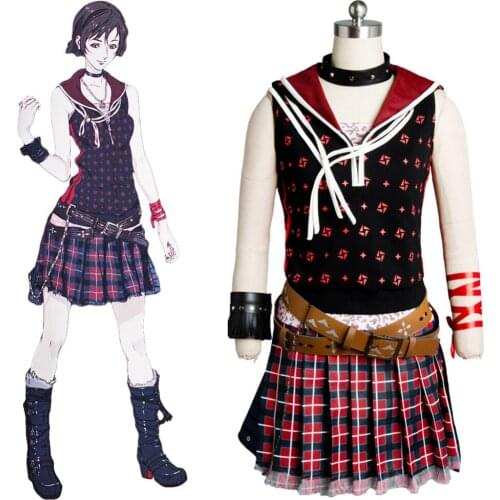 Final Fantasy XV FF 15 Cosplay Costume Iris Amicitia Cosplay Dress Outfit Original Cosplay Costume From Hot Movie Anime Female