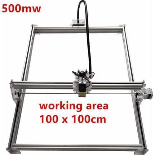 500mw laser cutter engrave marking emachine support english software work size 1*1m laser engraver mark on metal big work size