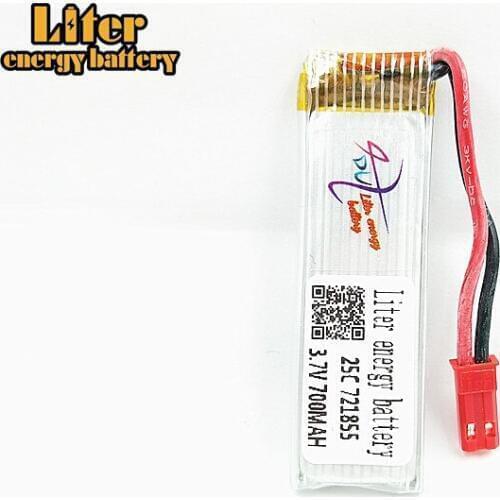 20PCS/LOT 3.7V 700mAh 721855 25c lithium polymer Lipo battery For Udi U815A U818A U819A WLtoys V929 v949 v959 v212 v222