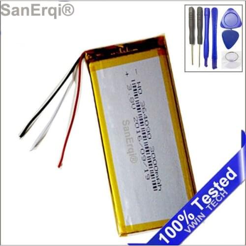 PL304190 304190 3.8V 1800mah polymer lithiumion battery battery for china Chinese clone s6 phone A5