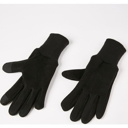 STB010Men Knitted Gloves Winter Touch Screen High Quality Male Thicken Warm Wool Cashmere Solid Gloves Men Mitten Busines Autumn