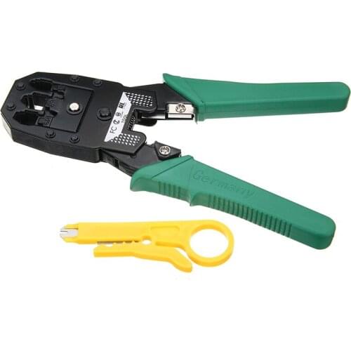 Newest Modular Crimping Tool LAN Network Cable RJ45 RJ12 RJ11 cat5 cat6 Crimper Telephone Wire Clamp Crimping Pliers Kit