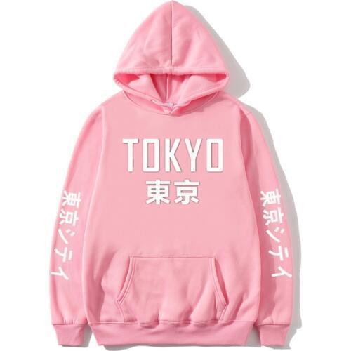 2021 New Fashion Brand womens Hoodies Harajuku Hoodies Tokyo City Printing Pullover Sweatshirt Hip Hop Streetwear 2XL Plus Size