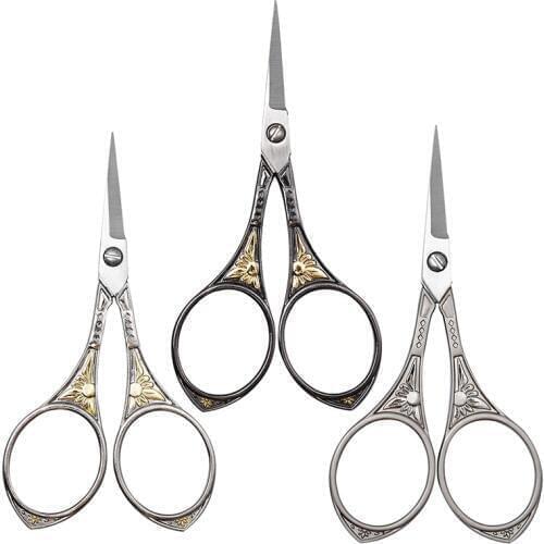 Classsic Sunflower Sewing Scissors for Needlework Fabric Cutting Stainless Steel Dressmaker DIY Household Fabric Cut Trim Shear