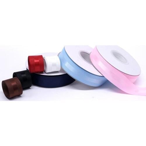 100% polyester solid color plain Satin Ribbon 100Y/color