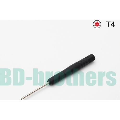 T4 Screwdriver Black Hex Torx Screw Drivers 83mm Open Tool for Hard Disk Circuit Board Phone Opening Repair 1000pcs/lot