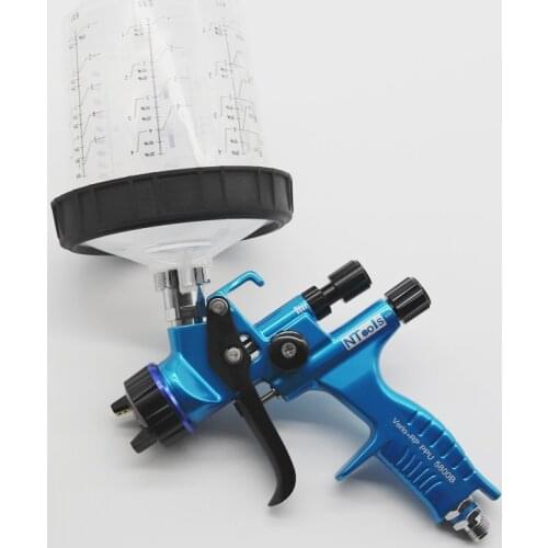 Spray gun 600cc and 400cc car paint air spray gun quick connection PPS no-wash can spray gun paint mixing cup spray gun