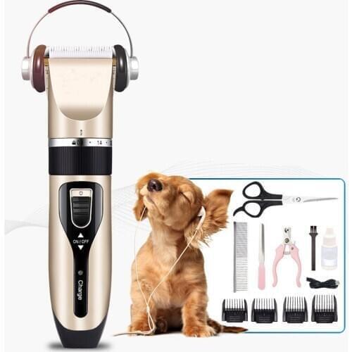 Professional Pet Dog Hair Trimmer USB Electrical Pet Hair Clipper Remover Cutter Grooming Pets Haircut Machine