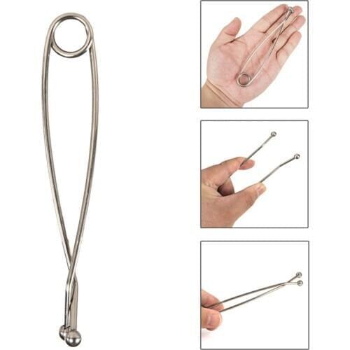 JiuYu 1Pcs Stainless Steel Fish Mouth Spreader Fish Jaw Spreader Portable and Lightweight Fish Gag Mouth Opener Fishing Tools