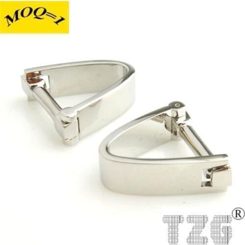 Siver U Shape Cufflink Cuff Link 1 Pair Free Shipping Promotion