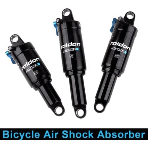 1PC Mountain Bike Air Rear Shock Absorber 165mm 190mm 200mm With Lockout XC MTB Bicycle Suspension Air Shock Absorber