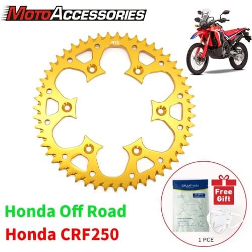 Aluminium Alloy 47T 48T 49T 50T 51T 52T 53T Rear Chain Sprocket For Honda Off Road CRF250 CR125 CR250 XR250 CRF450 Betamotor 430