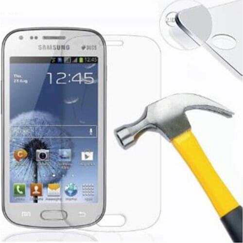 For Samsung Galaxy S DUOS S7560 S7562 S DUOS 2 Trend Plus S7580 S7582 Screen Protector Tempered Glass Film Protective Case Cover